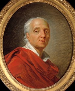 Porträt von Denis Diderot (1713-1784), Schriftsteller und Philosoph von Jean Simon Berthelemy