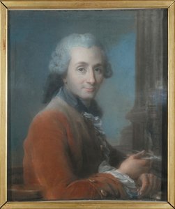 Porträt des Architekten Jacques Gondouin de Folleville 1737-1818, ca. 1780