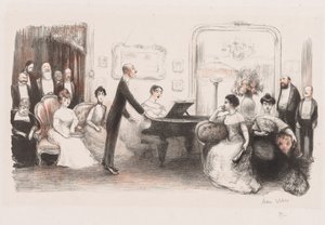 Der bürgerliche Abend von Jean Veber