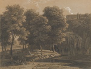 Klassische Landschaft mit einem Hirten, 1803