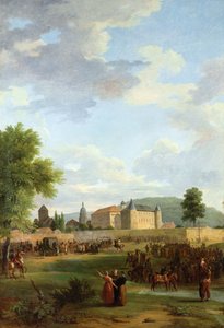 Napoleon wird in Ettlingen von Karl Friedrich Großherzog von Baden empfangen