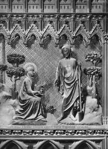 Kathedrale, Innenraum, Chorschranke, Jesus Christus erscheint Maria Magdalena, ca. 1340-51