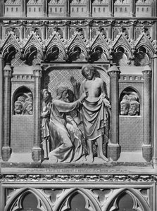 Kathedrale, Innenraum, Chorschranke, Jesus Christus erscheint den Aposteln, Ungläubigkeit des Heiligen Thomas, ca. 1340-51