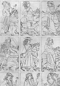 Lyonnese Spielkarten des fünfzehnten Jahrhunderts, 1903 von Jean de Dale