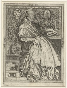 Porträt von Kardinal Karel von Bourbon von Jean de Gourmont (I)