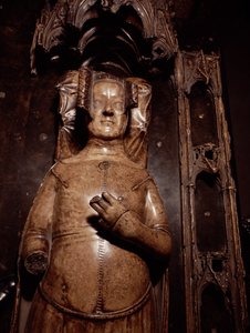 Abbild von Philippa von Hennegau (Alabaster) von Jean de Liege