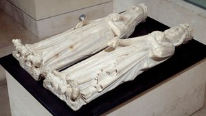 Grab der Eingeweide von Karl IV. dem Schönen (1293-1328) und Jeanne d