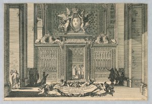 Geländer für Kapellen, aus "Clostures de Chapelles"