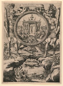 Medaille und Kaiserliche Trophäe von Jean le Pautre