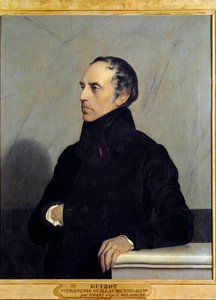 Porträt von François Pierre Guillaume Guizot, Minister und Historiker von Jean or Jehan Georges Vibert