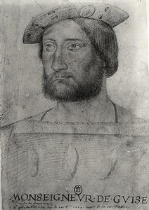 Porträt von Claude von Lothringen (1496-1550), 1. Herzog von Guise von Jean school of Clouet