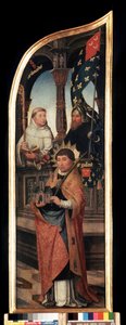 Darstellung des Heiligen Wilhelm von Brüssel, Heiliger Bernhard von Clairvaux