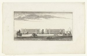Ansicht des Place Louis XV in Paris