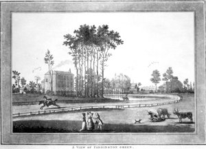 Ein Blick auf Paddington Green, 1782-3