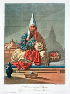 Lama der mongolischen Tartaren, 19. Jahrhundert von Jegor Scotnikoff