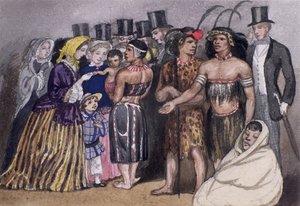 Treffen mit den Zulus in London, 1853 von Jemima Blackburn