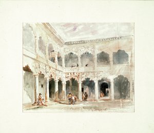 Innenhof des Infantado-Palastes in Guadalajara (Spanien)