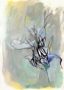 Abstrakte Botanische Blüte