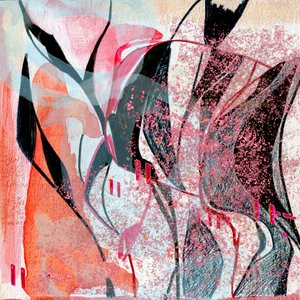 Moderner pinker Fluss