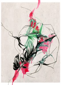 Lebendige botanische Abstraktion