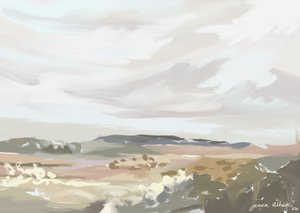 Friedliche Wüstenlandschaft