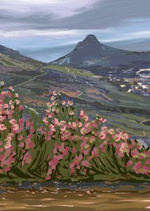 Malerische Bergblüten von Jenna Alheit