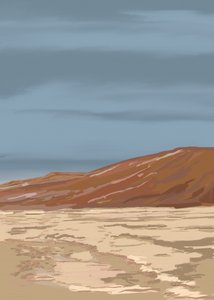 Gelassene Wüstenlandschaft von Jenna Alheit