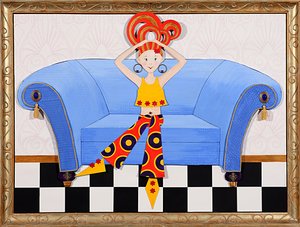 Divan Diva, 2008 von Jenny Barnard