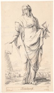 Allegorie der Baukunst von Jens Juel
