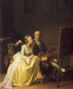 Der Künstler und seine Frau Rosine, geb. Dörschel