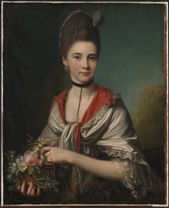 Porträt von Anna Elisabeth Battier, geb. Storp