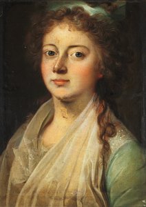 Porträt von Königin Marie Sophie Frederikke, verheiratet mit Frederik VI.