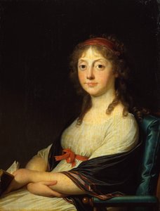Porträt einer Dame von Jens Juel