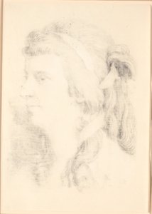 Porträt von Henriette Frederikke Moe von Jens Juel