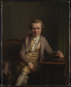 Der Graveur Johann Friderich Clemens an seinem Arbeitstisch