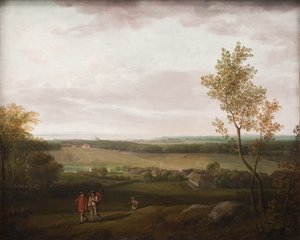 Blick auf das Land bei Jægerspris von Jens Juel