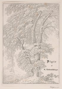 Illustration zu Oehlenschlägers Gedichten in "Gæa" von Jens Peter Lund