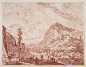 Italienische Fantasielandschaft von Jens Petersen Lund