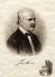 Porträt von Ignaz Philipp Semmelweis 1818-1865 von Jenö Eugen Doby