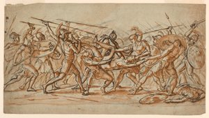 Der Kampf um den Leichnam des Patroklos, ca. 1810