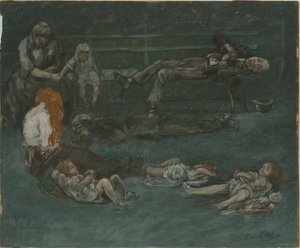 Parkbank bei Nacht, 1909 von Jerome Myers