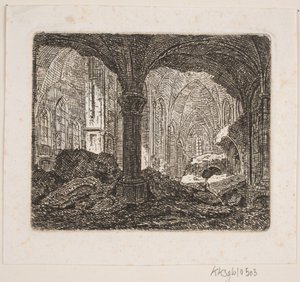 Interieur aus derselben Ruine 1806