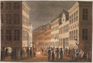 Teil der Østergade von Kongens Nytorv aus gesehen von Jes Bundsen