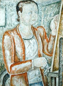Selbstporträt, ca. 1928 von Jessica Stewart Dismorr