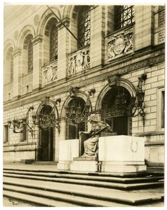 Boston Public Library, Boston, ca. 1902-10