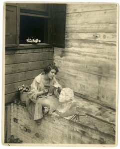 Edith Unger vom Mad Hatter Tea Room von Jessie Tarbox Beals