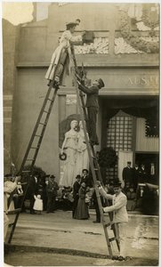 Jessie Tarbox Beals, Selbstporträt, Weltausstellung St. Louis, ca. 1905-40