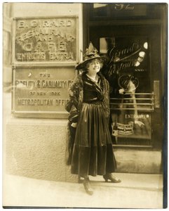 Madam Girard aus NY, berühmtes Restaurant in der Innenstadt, 92 William St, 1910 von Jessie Tarbox Beals