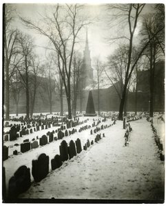 Old Granary Burying Ground, Boston, USA, ca. 1902-10 von Jessie Tarbox Beals