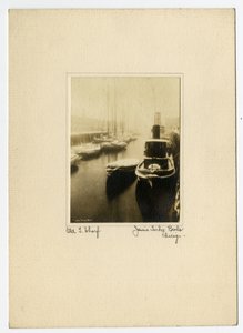 Old T Wharf, ca. 1902-10 von Jessie Tarbox Beals